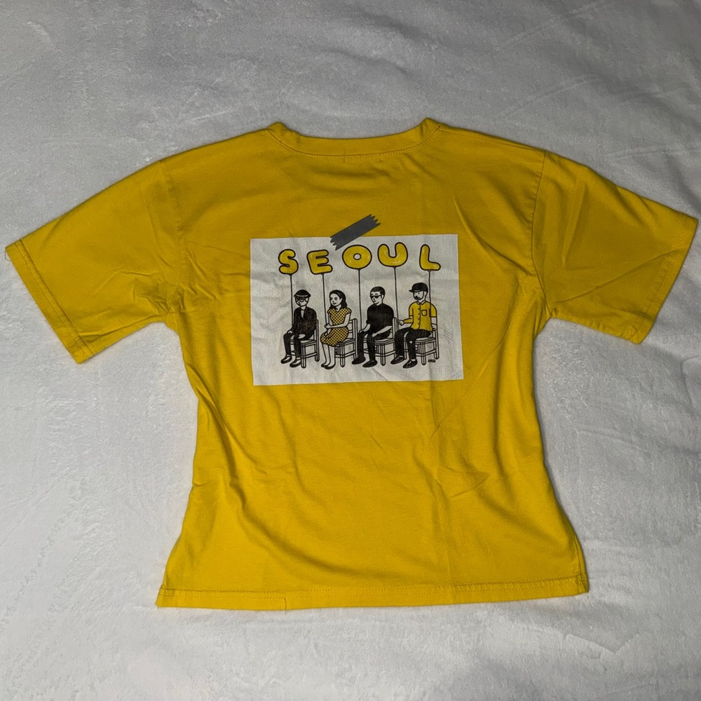 Seoul graphic crop tee from Korea